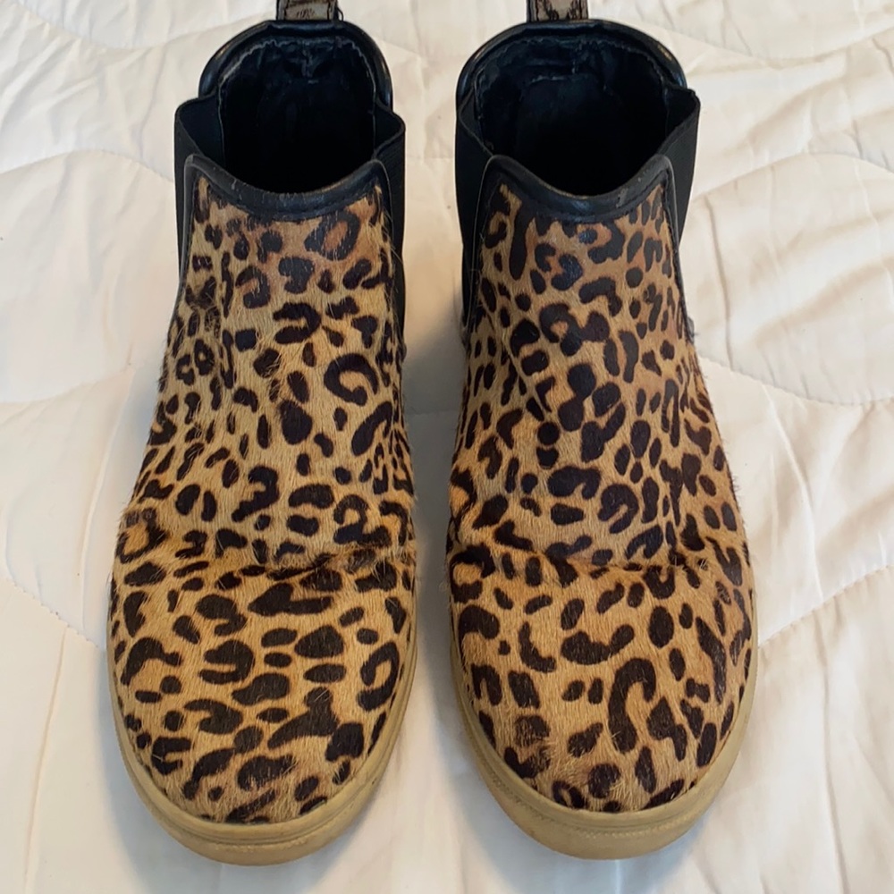 Steve Madden animal print bootie